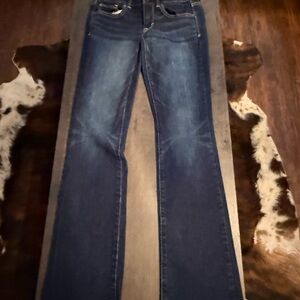 American Eagle Outfitters Dark Blue Flare Jeans